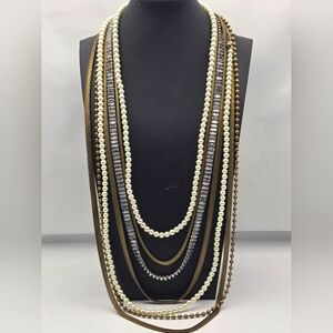 Chico's Multistrand Statement Necklace